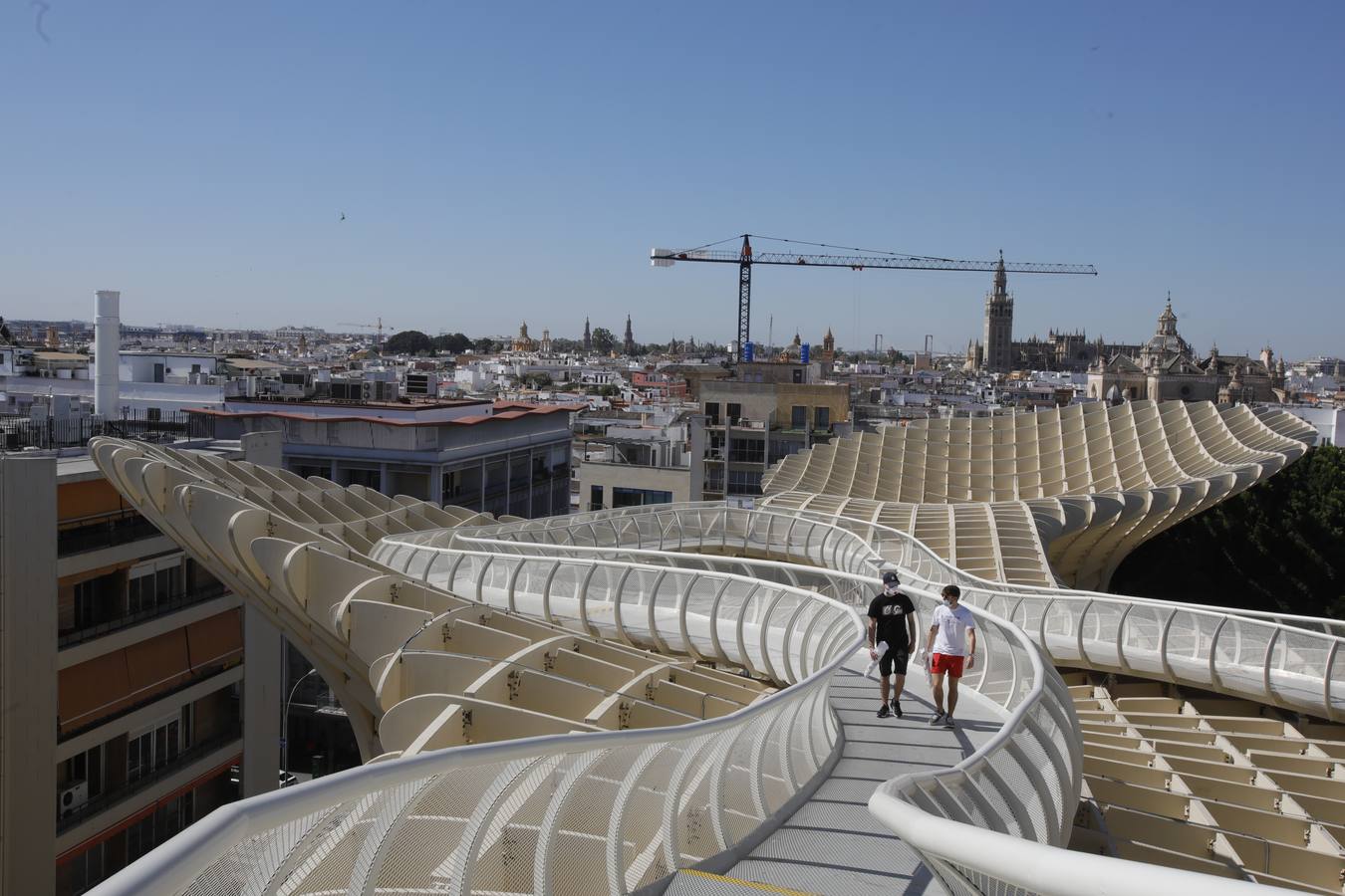 En imágenes, la apertura al público de Las Setas