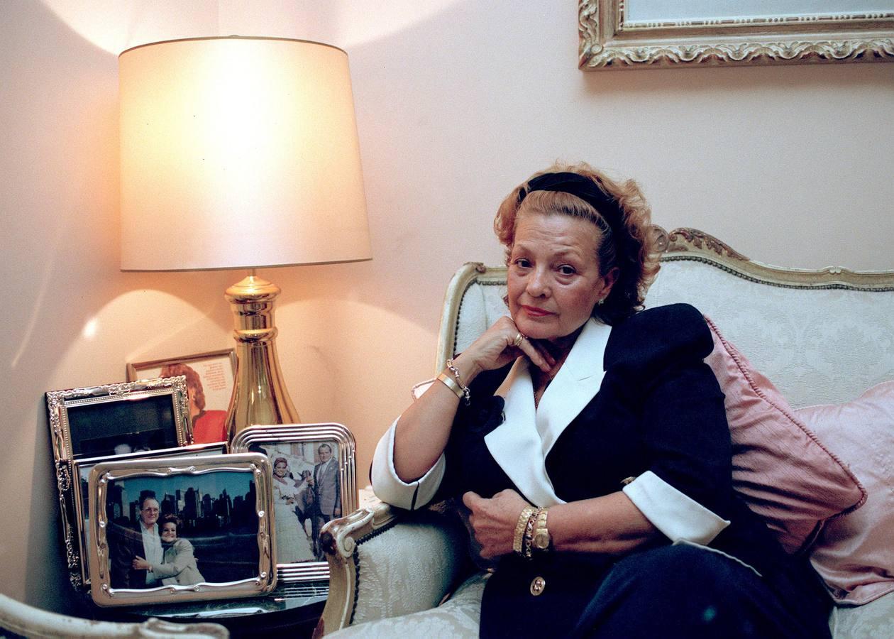 Carmen Sevilla en su casa de Madrid. 