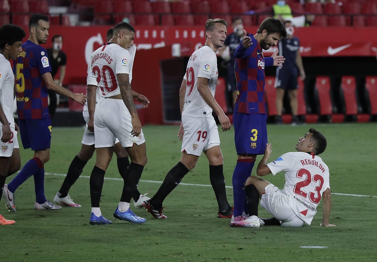 En imágenes, Sevilla-Barcelona en el Sánchez-Pizjuán