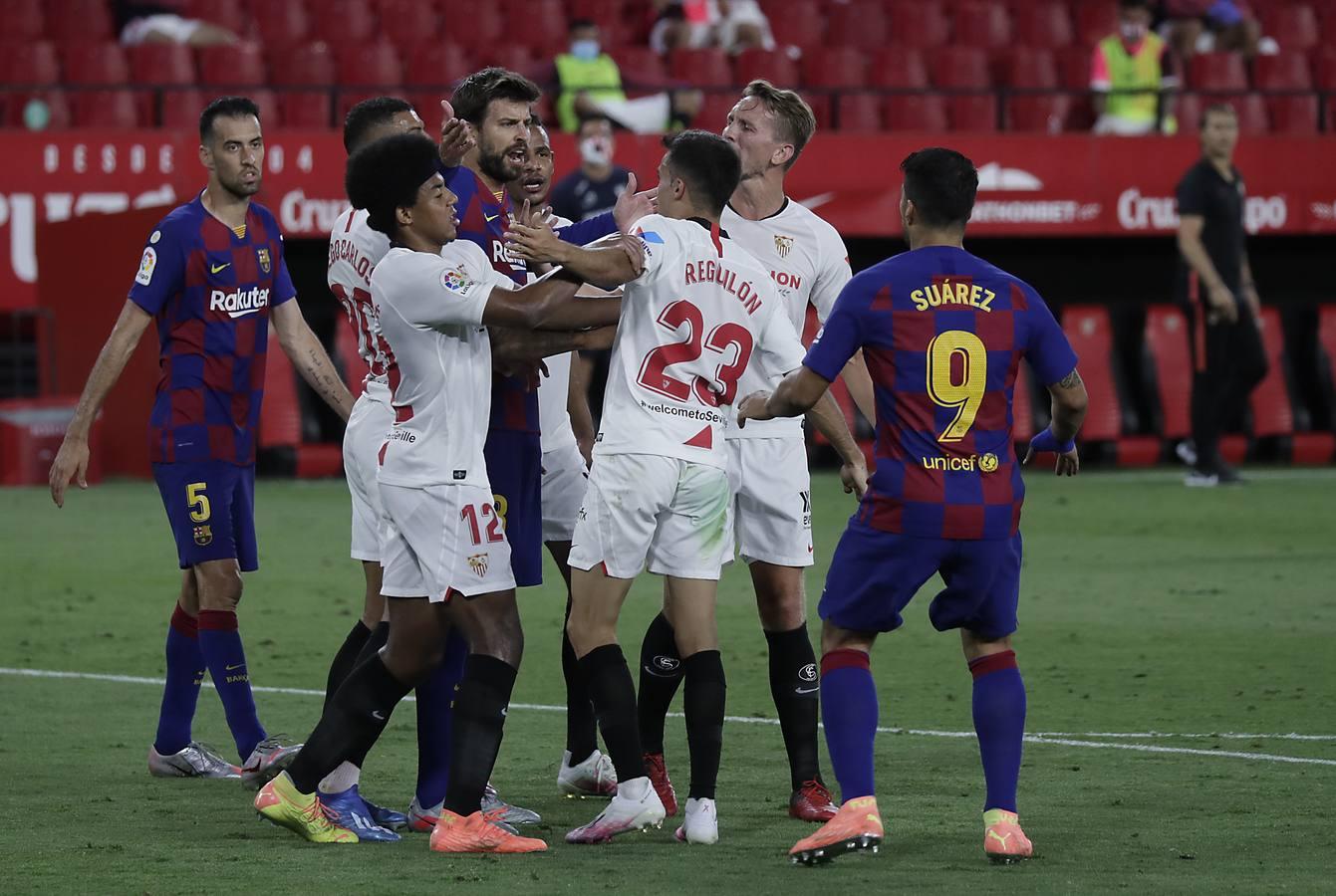 En imágenes, Sevilla-Barcelona en el Sánchez-Pizjuán