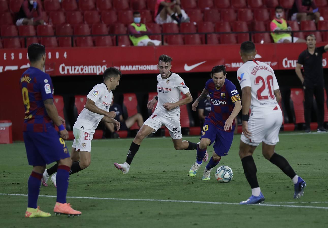 En imágenes, Sevilla-Barcelona en el Sánchez-Pizjuán