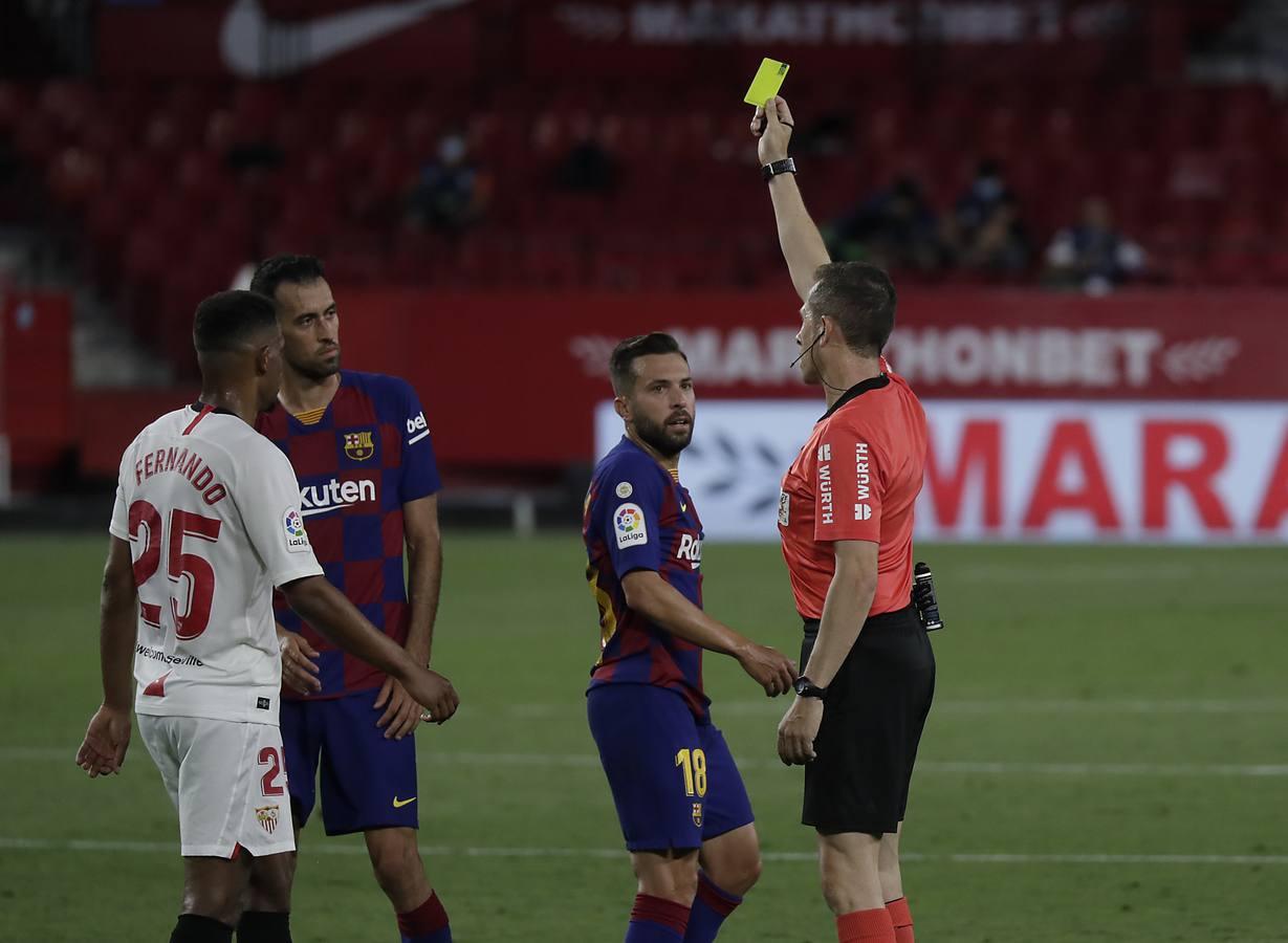 En imágenes, Sevilla-Barcelona en el Sánchez-Pizjuán