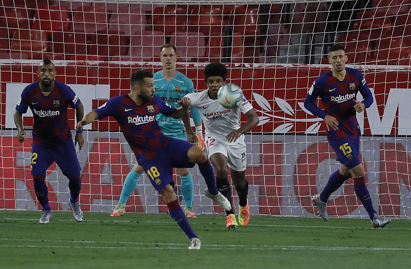 En imágenes, Sevilla-Barcelona en el Sánchez-Pizjuán