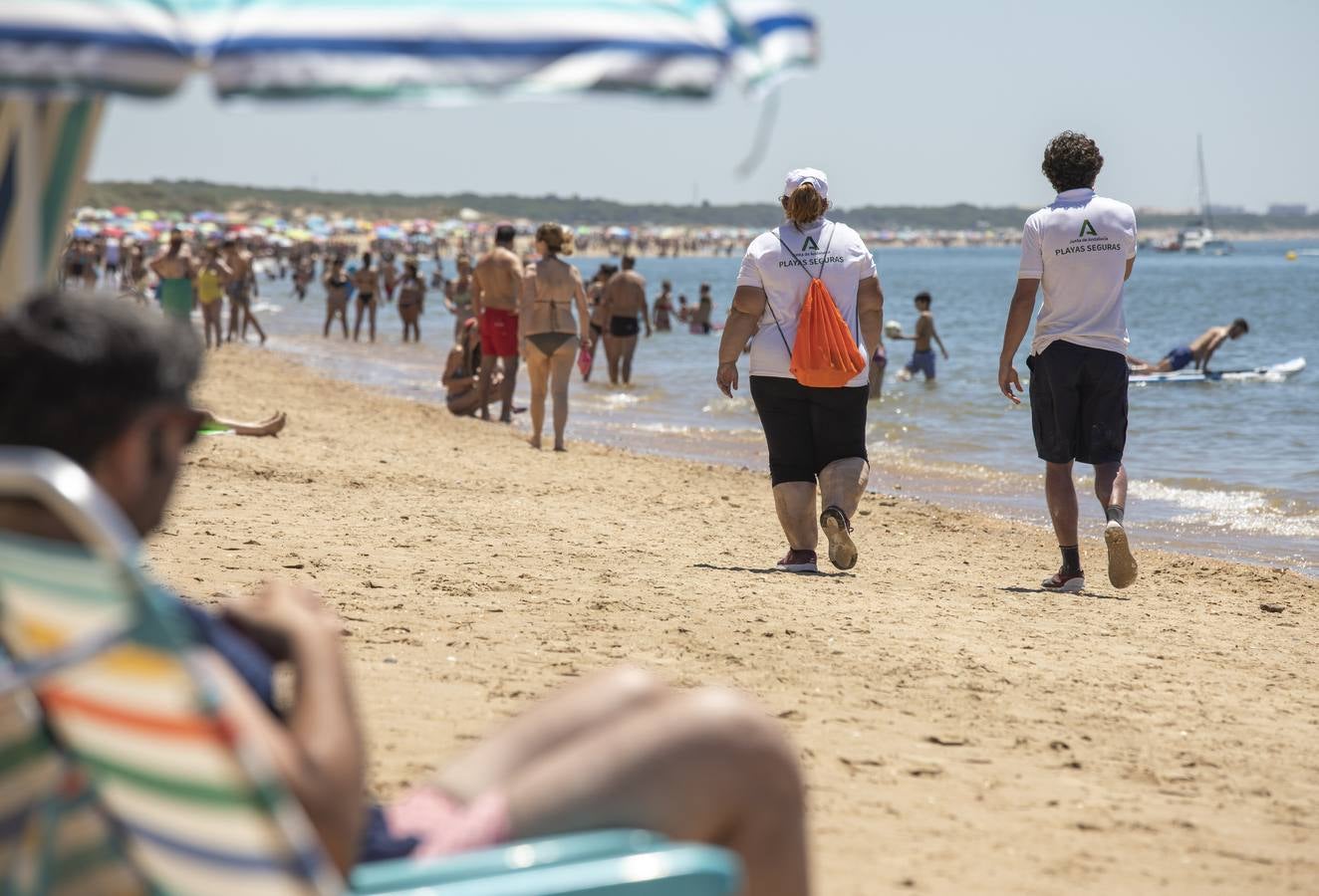 En imágenes, ambiente de la playa de El Portil