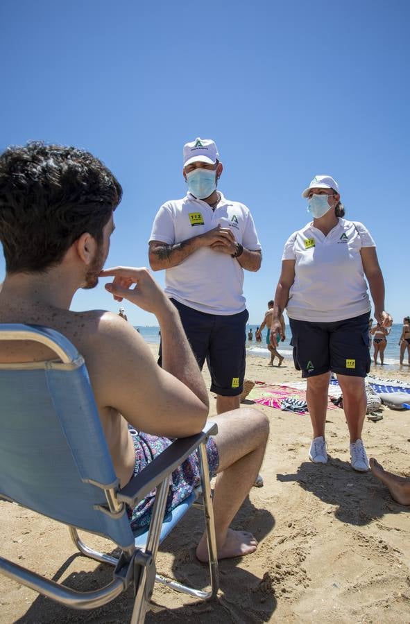 En imágenes, ambiente de la playa de El Portil