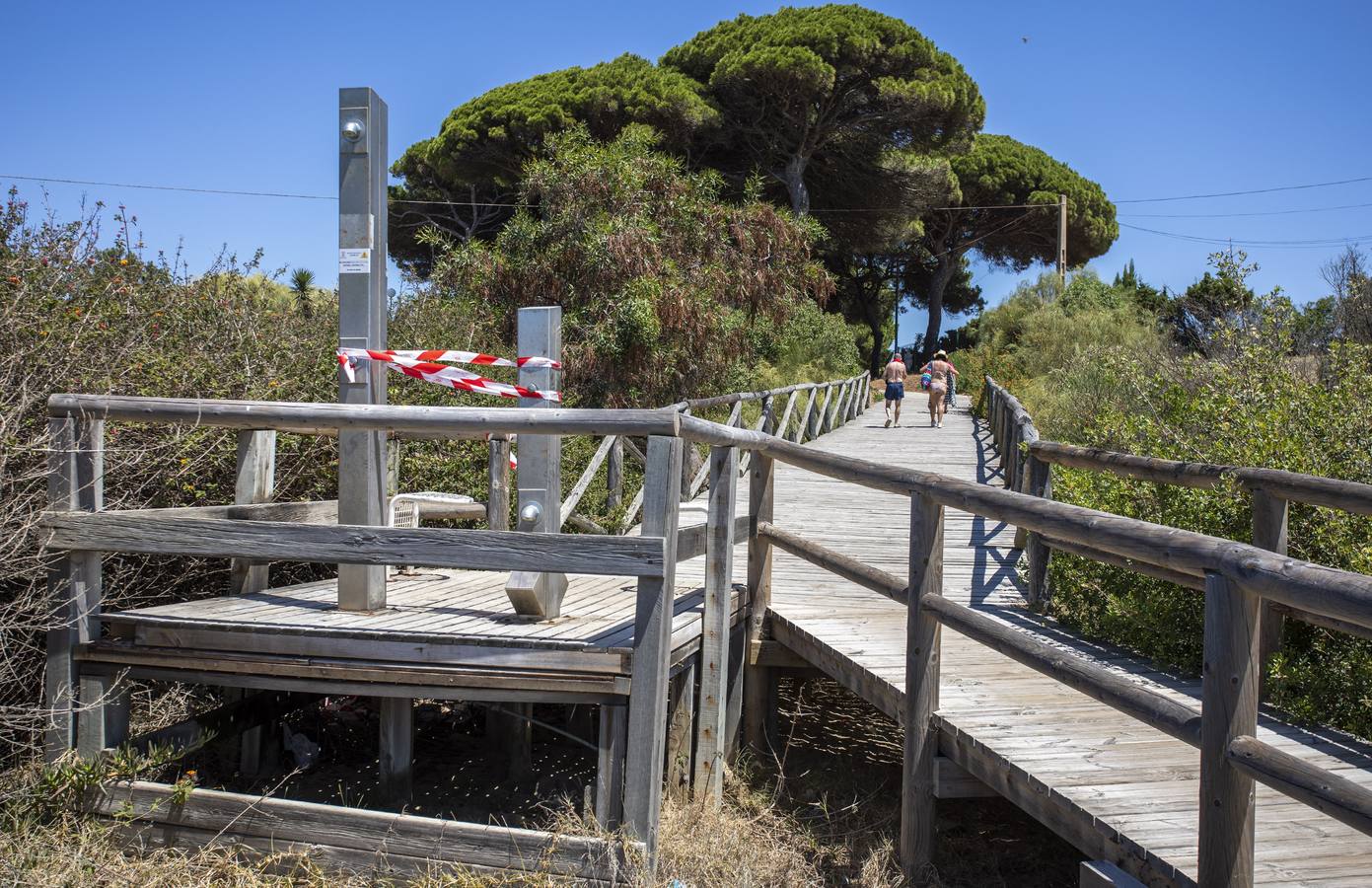 En imágenes, ambiente de la playa de El Portil