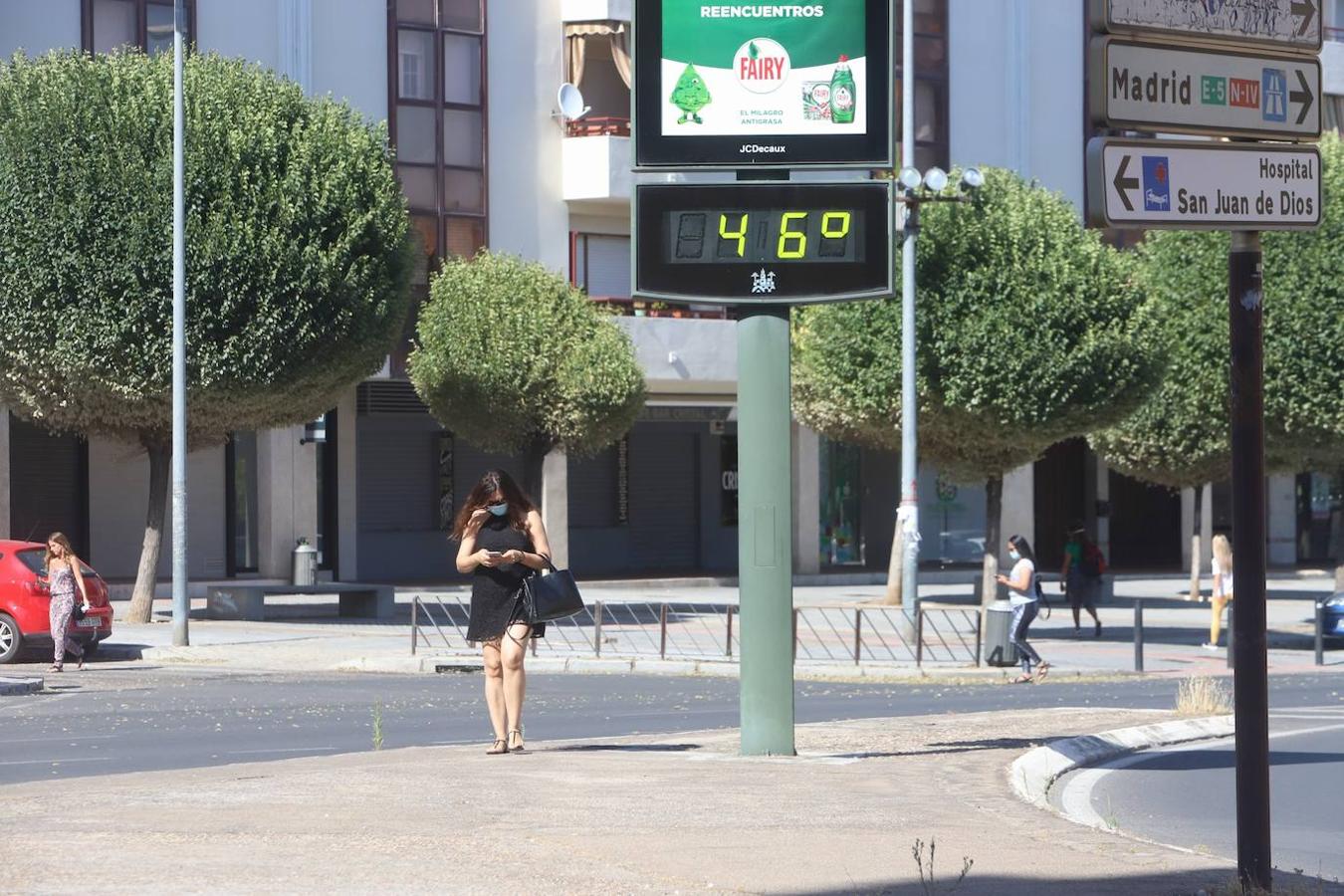 El tiempo en Córdoba: imágenes del primer día a 40 grados