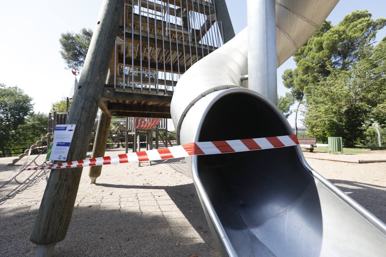 La reapertura de los parques infantiles y la Ciudad de los Niños de Córdoba, en imágenes