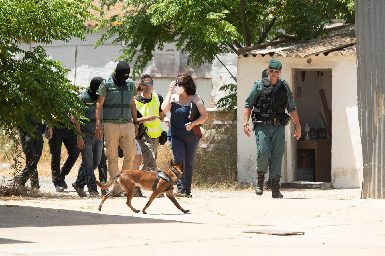 El mayor operativo antidroga de Huelva, en fotos