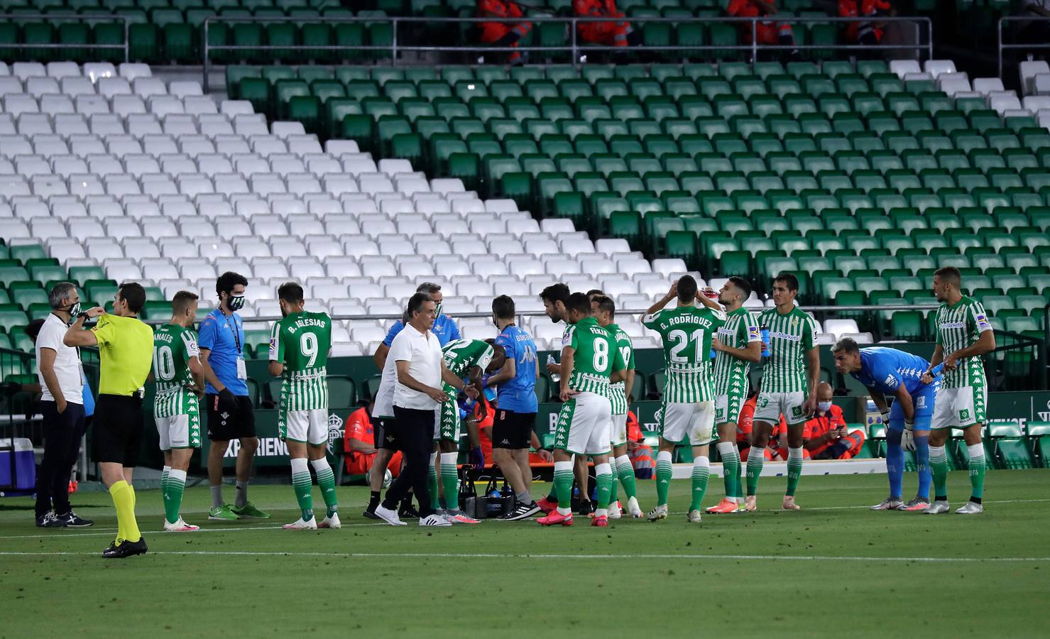 En imágenes, el Betis-Espanyol en el Villamarín