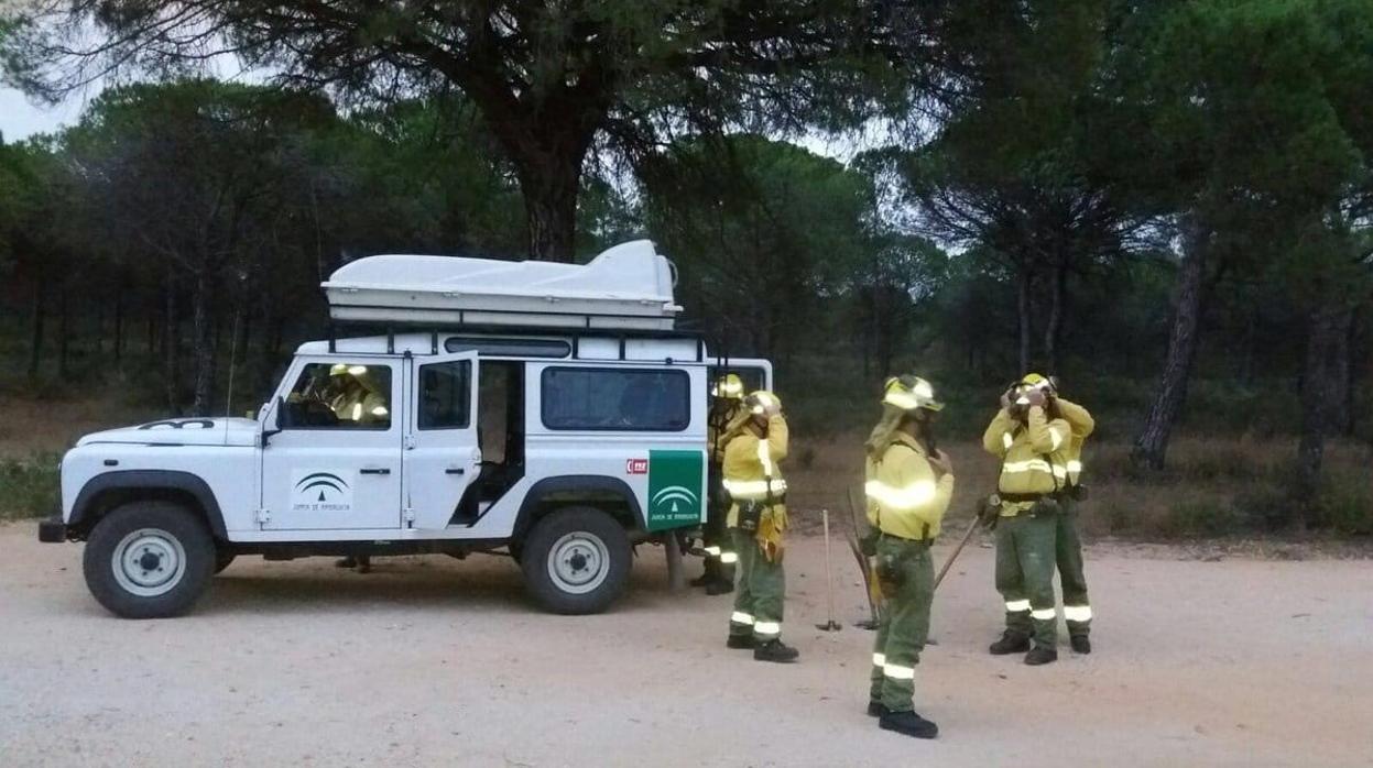 Controlado un incendio forestal en Tarifa