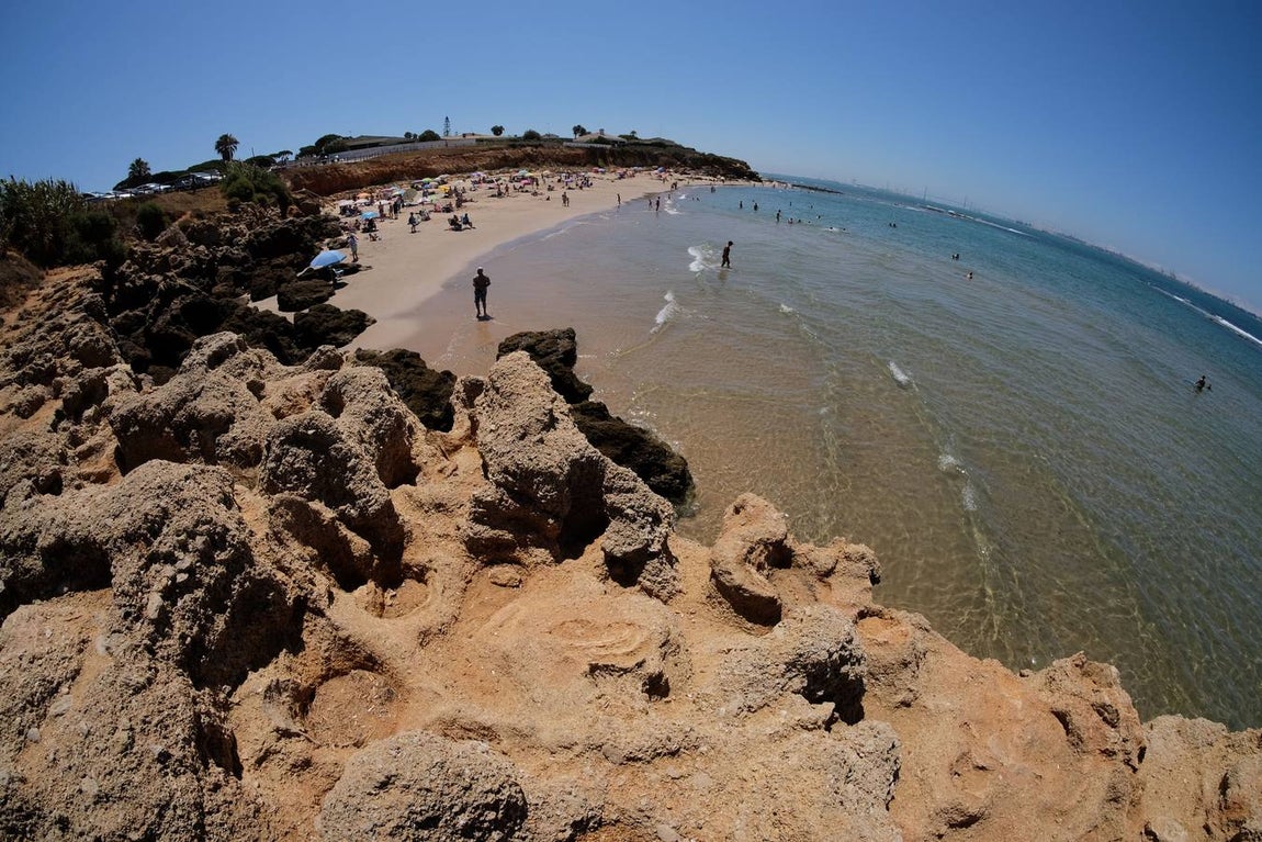 Ambiente en las playas del Puerto de Santa María