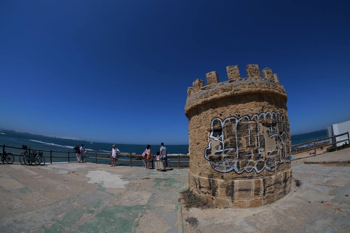 Ambiente en las playas del Puerto de Santa María