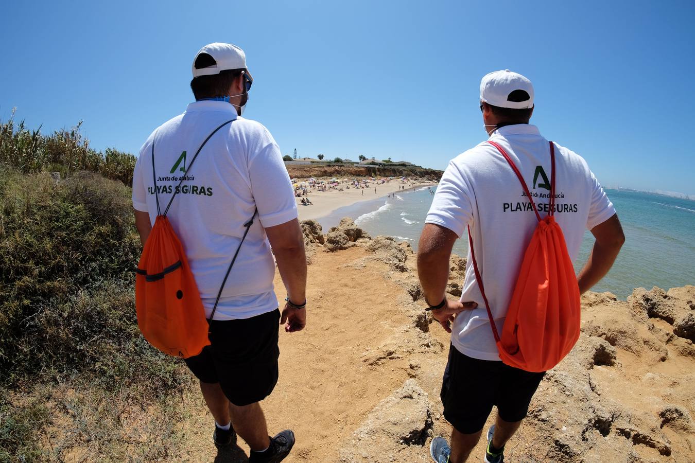 Ambiente en las playas del Puerto de Santa María