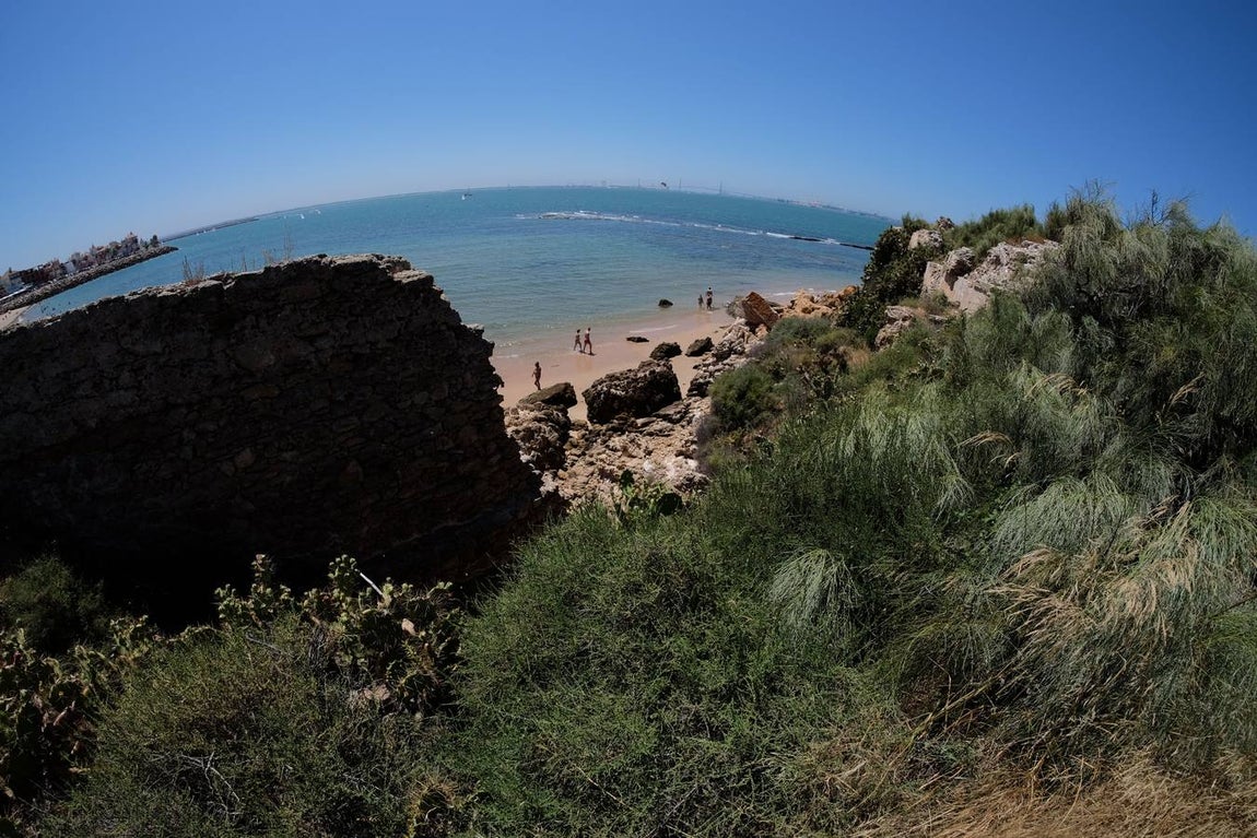 Ambiente en las playas del Puerto de Santa María