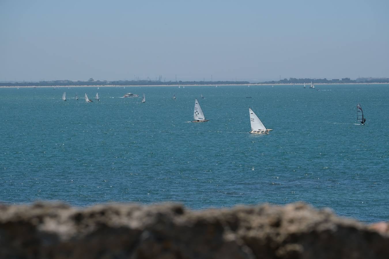 Ambiente en las playas del Puerto de Santa María