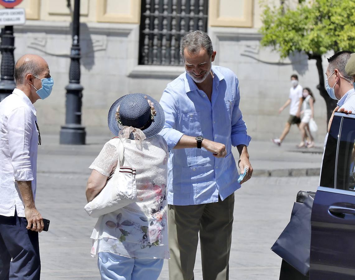 En fotos: los Reyes, en la Catedral y el Alcázar