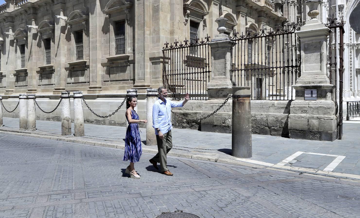 En fotos: los Reyes, en la Catedral y el Alcázar