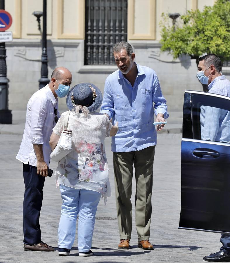 En fotos: los Reyes, en la Catedral y el Alcázar