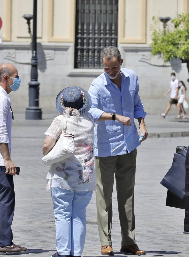 En fotos: los Reyes, en la Catedral y el Alcázar