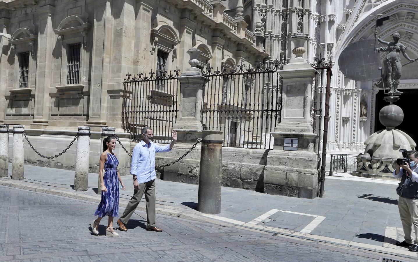 En fotos: los Reyes, en la Catedral y el Alcázar