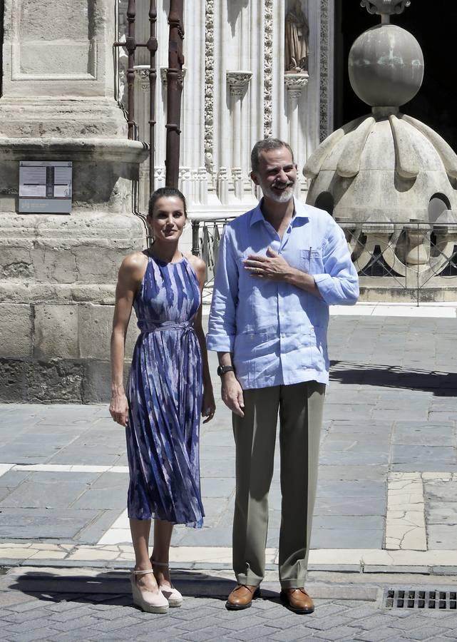 En fotos: los Reyes, en la Catedral y el Alcázar