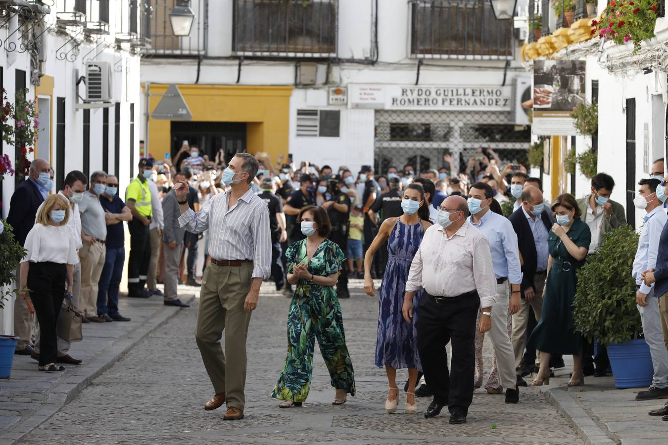 La visita de los Reyes a los Patios de Córdoba, en imágenes