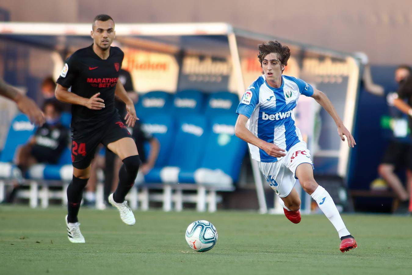 El partido Leganés-Sevilla en imágenes