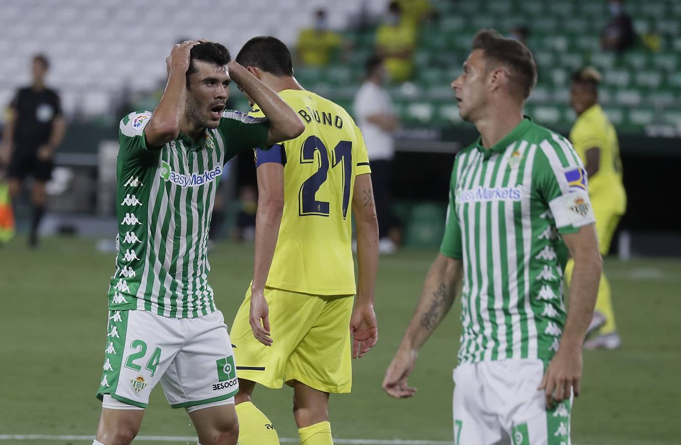 En imágenes, el Betis-Villarreal en el Villamarín