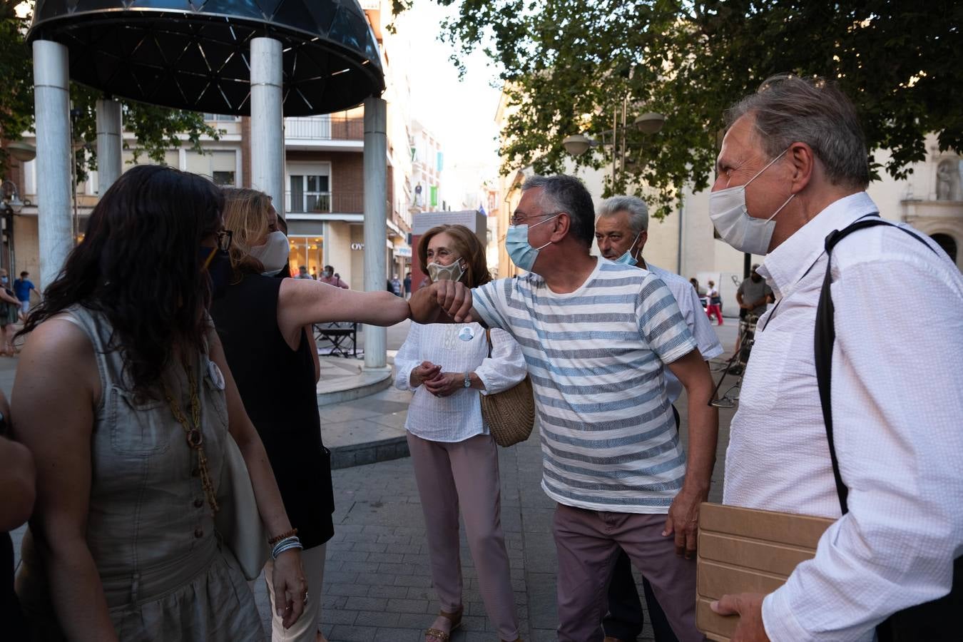 En imágenes, el acto de apoyo en Córdoba a la familia de Paco Molina