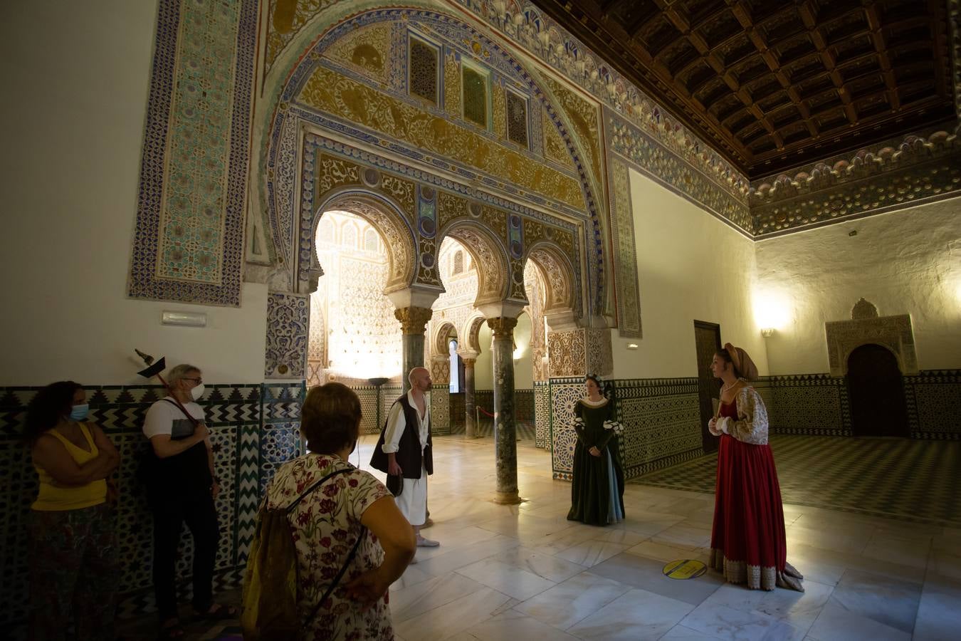 Vuelven las visitas teatralizadas al Alcázar de Sevilla