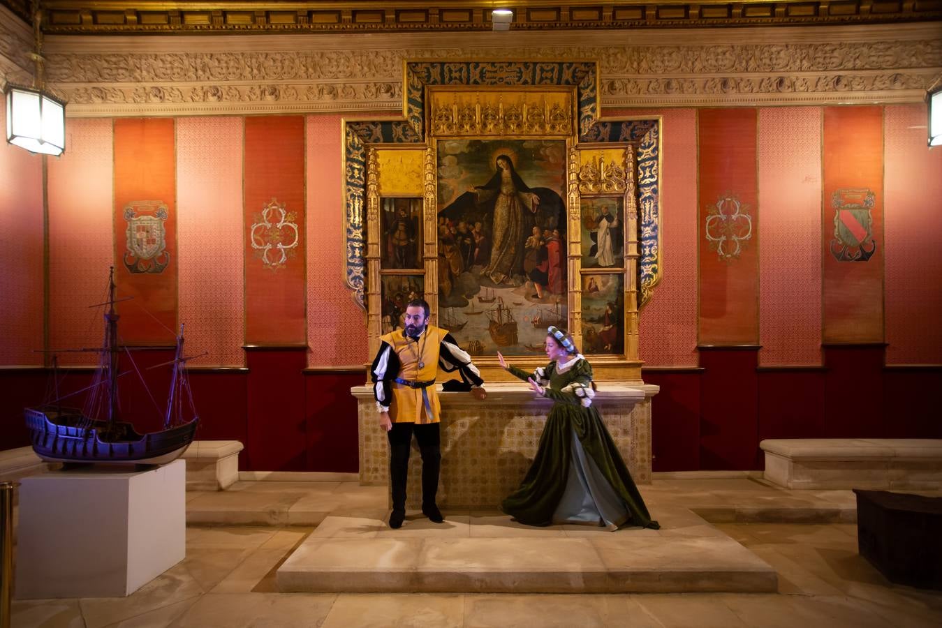 Vuelven las visitas teatralizadas al Alcázar de Sevilla