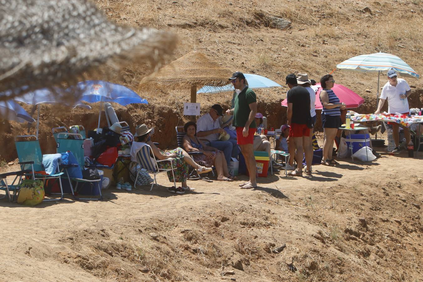 Los primeros chapuzones en las playas de interior de Córdoba