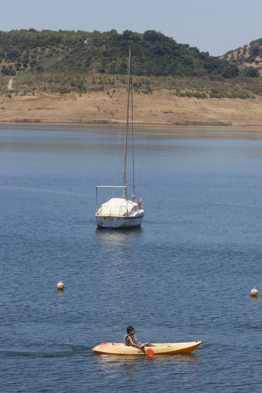 Los primeros chapuzones en las playas de interior de Córdoba