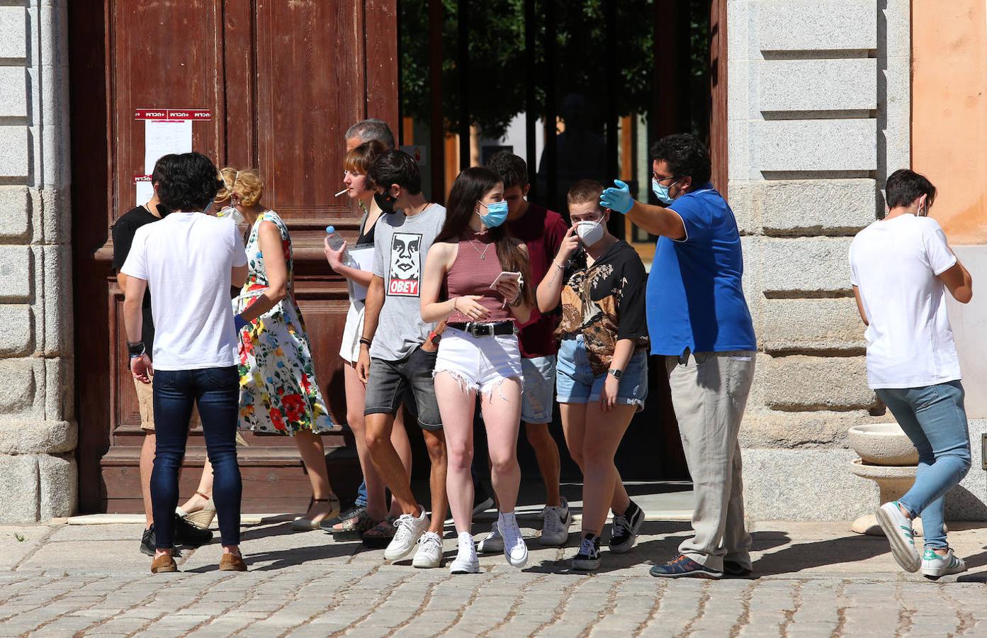 Arranca la EvAU en la región, con mascarillas y distancia, pero sin incidentes