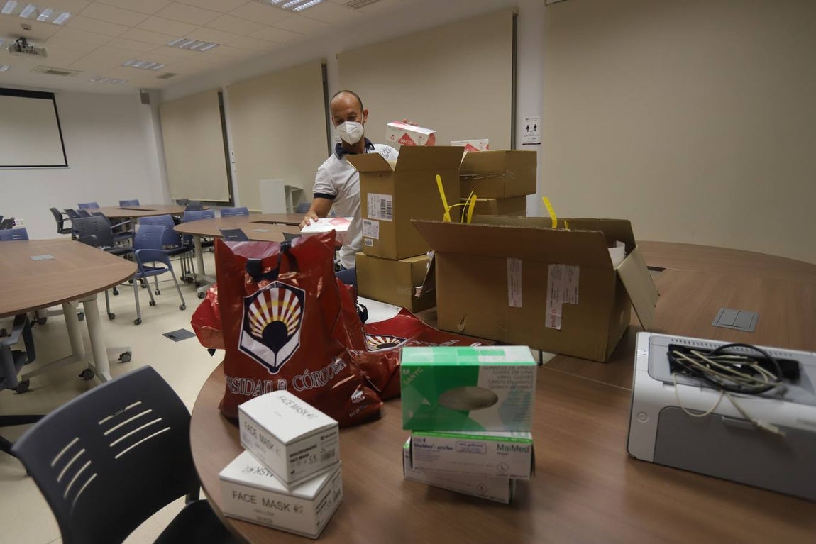 En imágenes, los preparativos para la Selectividad 2020 en Córdoba