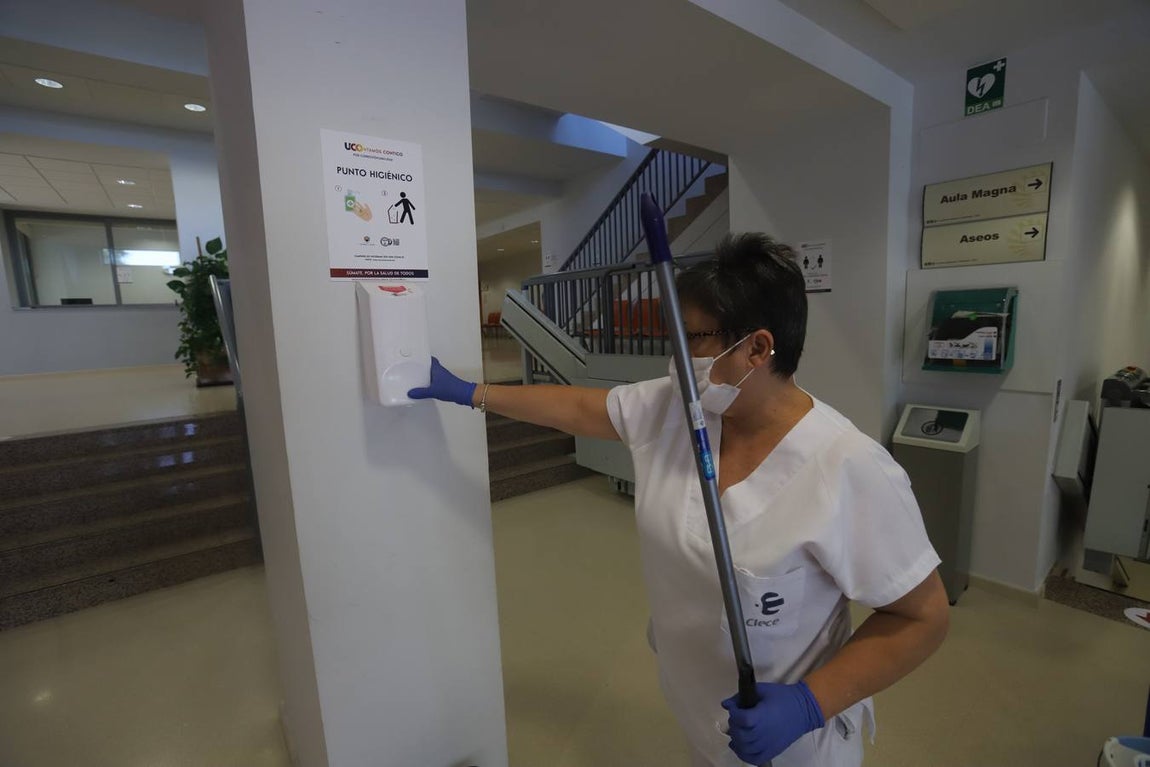 En imágenes, los preparativos para la Selectividad 2020 en Córdoba