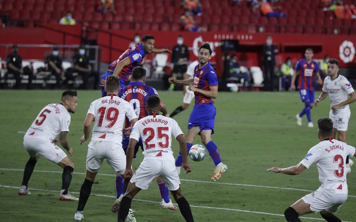 En imágenes, el Sevilla-Eibar en el Sánchez-Pizjuán