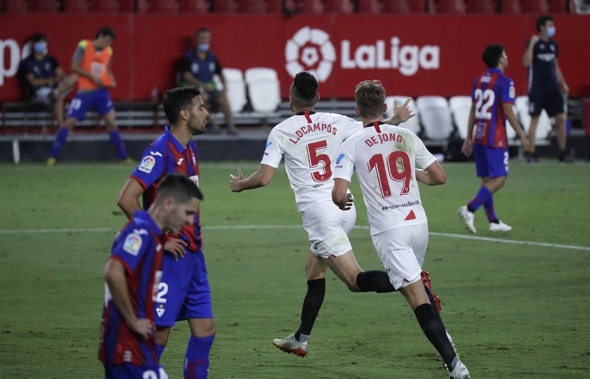 En imágenes, el Sevilla-Eibar en el Sánchez-Pizjuán
