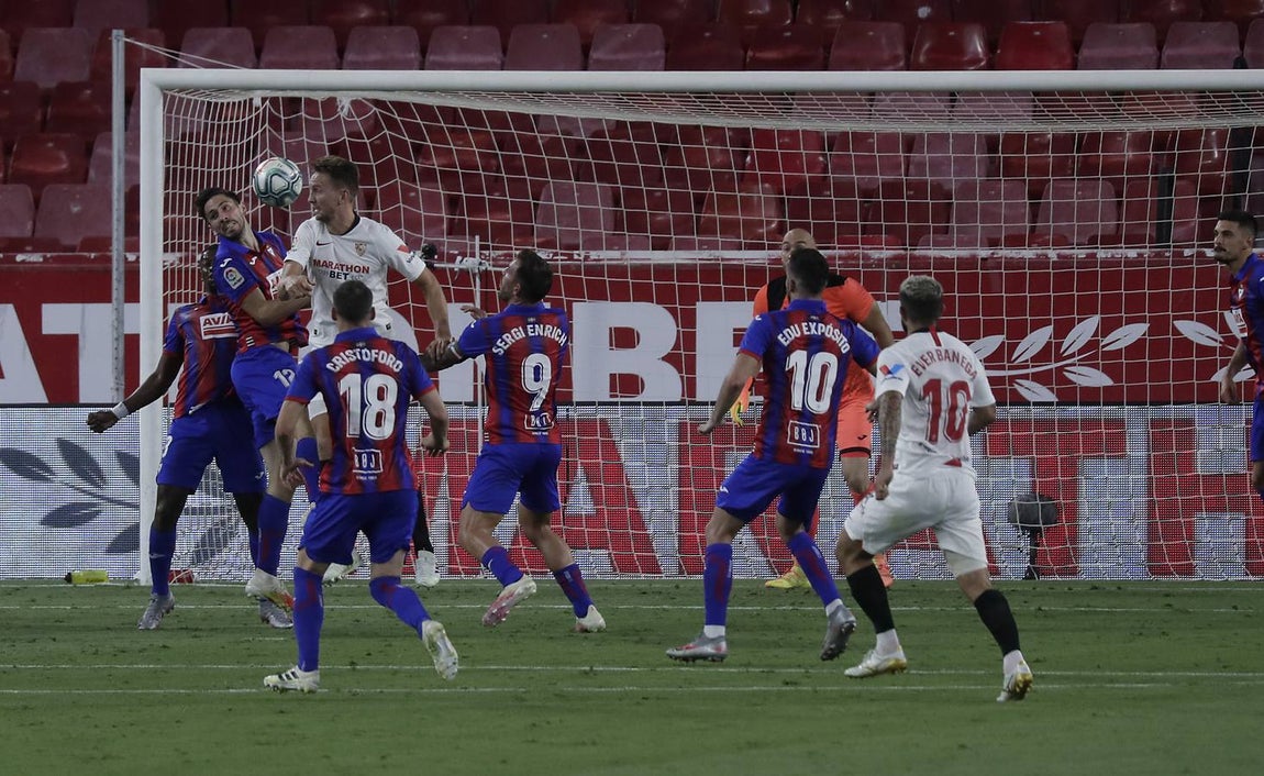 En imágenes, el Sevilla-Eibar en el Sánchez-Pizjuán