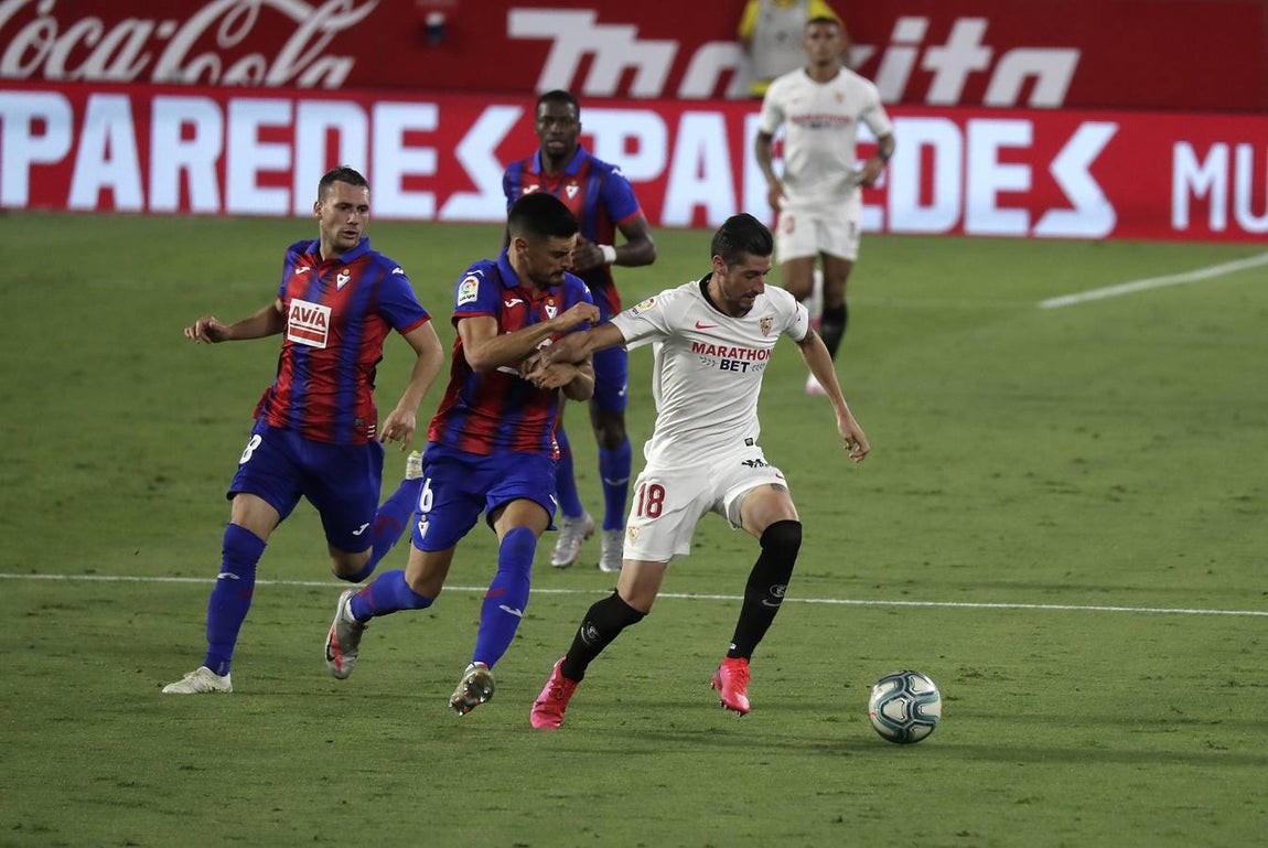 En imágenes, el Sevilla-Eibar en el Sánchez-Pizjuán