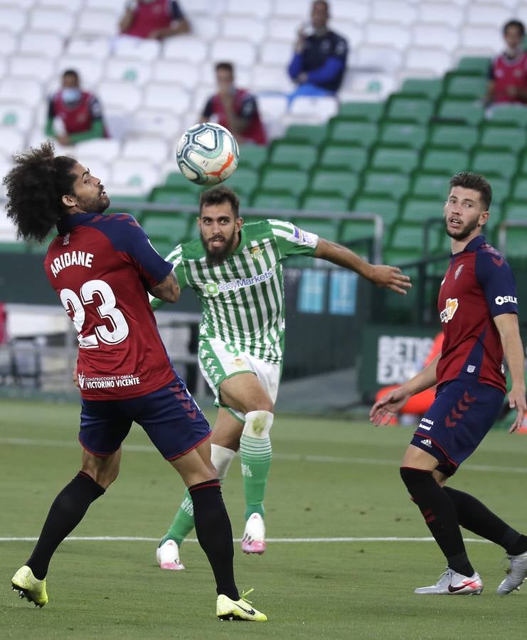 En imágenes, el encuentro entre el Betis y el Osasuna en el Benito Villamarín