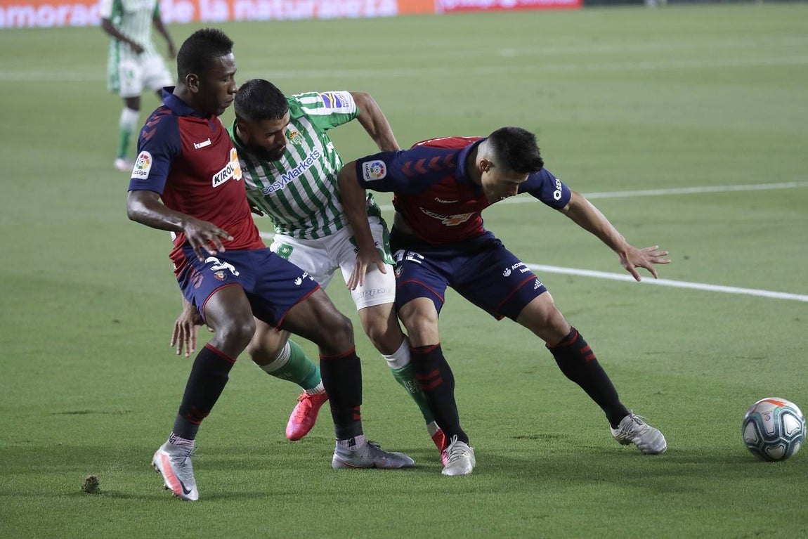 En imágenes, el encuentro entre el Betis y el Osasuna en el Benito Villamarín