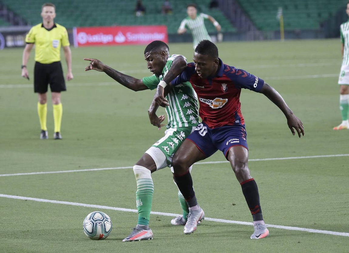 En imágenes, el encuentro entre el Betis y el Osasuna en el Benito Villamarín