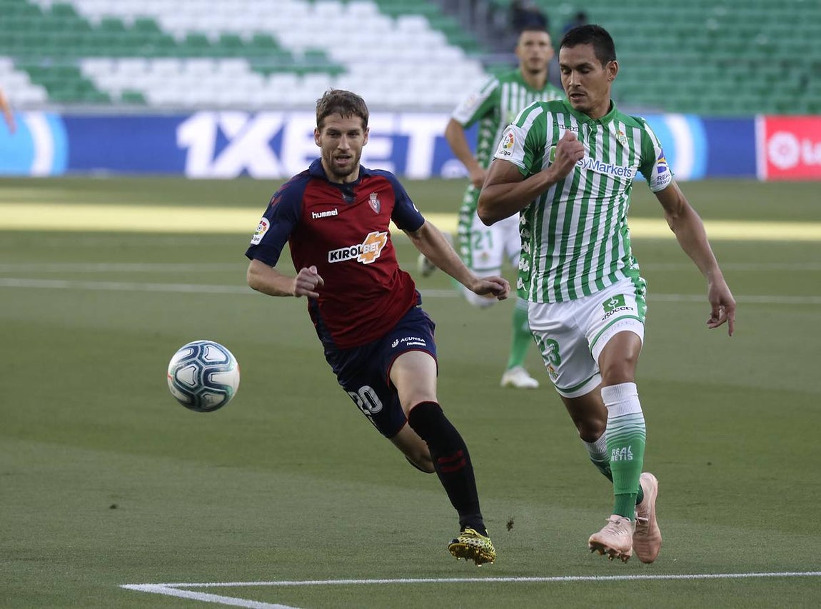 En imágenes, el encuentro entre el Betis y el Osasuna en el Benito Villamarín