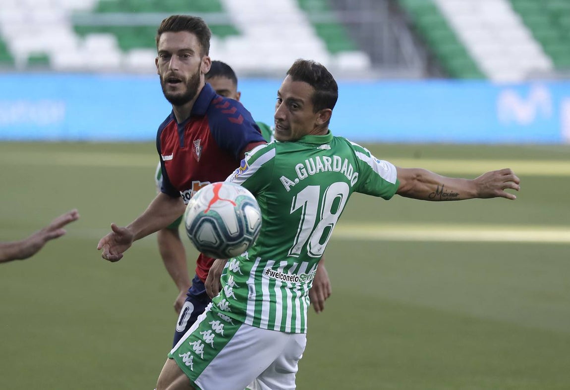 En imágenes, el encuentro entre el Betis y el Osasuna en el Benito Villamarín