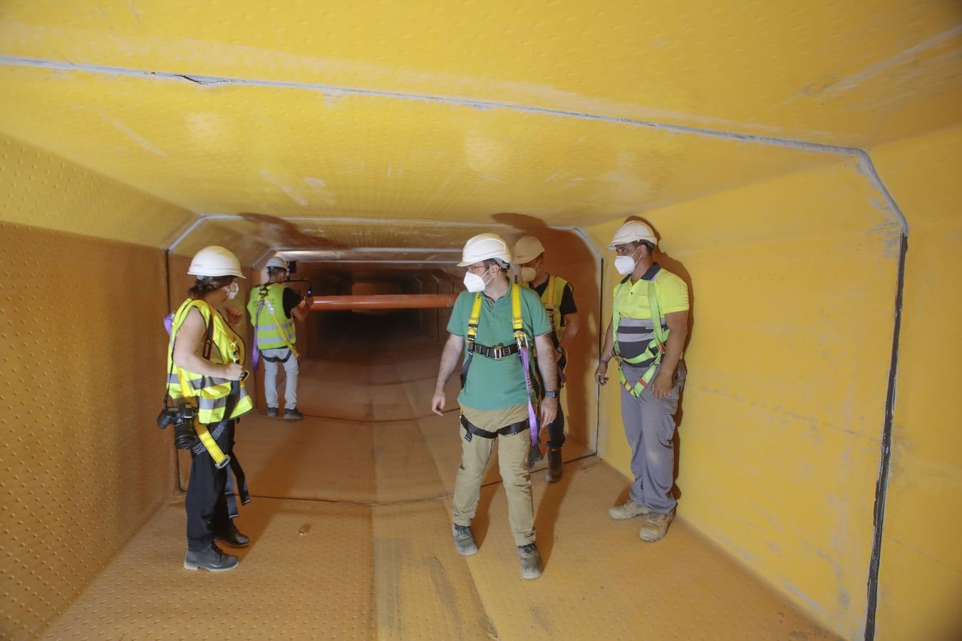 En imágenes, la construcción del colector de la Ronda de Tejares