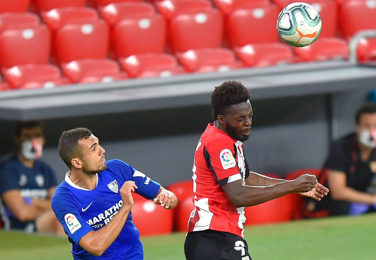 En imágenes, el encuentro entre el Athletic de Bilbao y el Sevilla F.C. en San Mamés