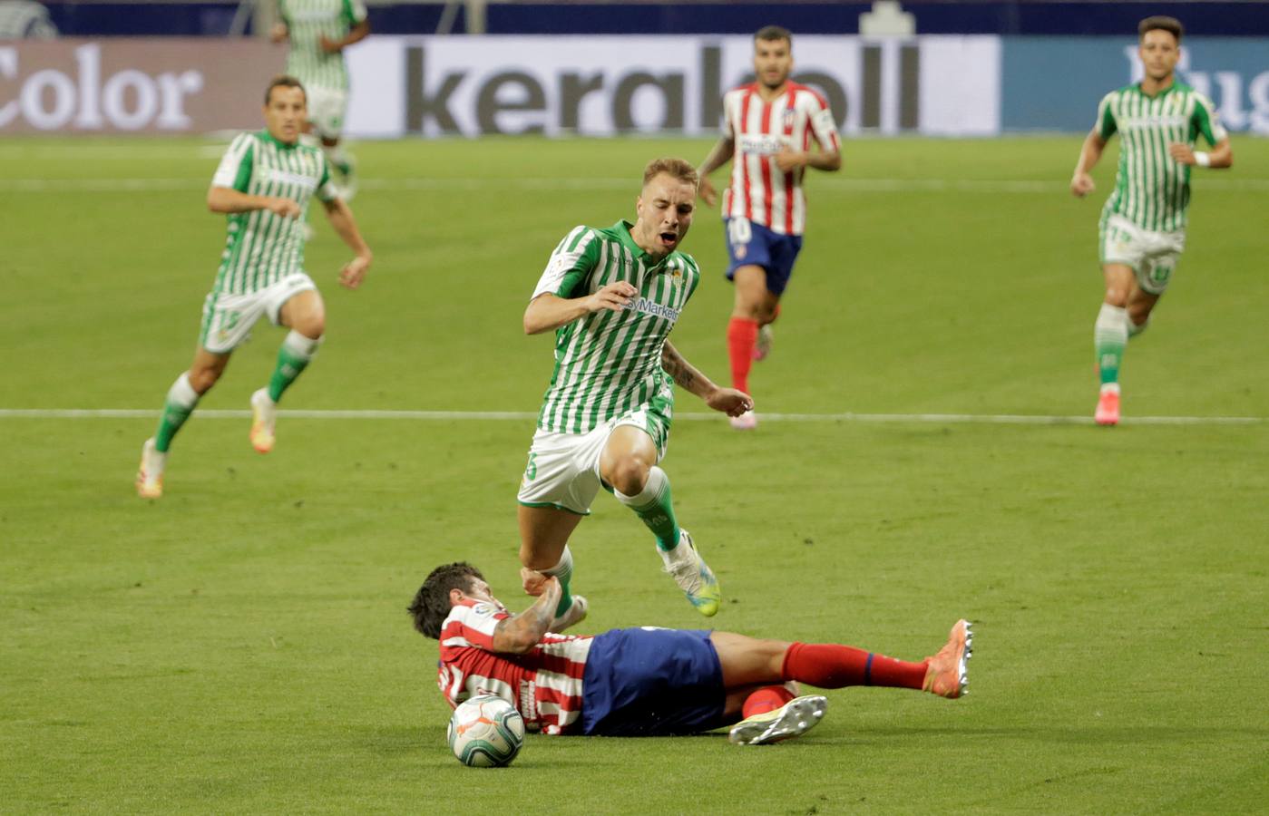 En imágenes, el encuentro entre el Atlético de Madrid y el Betis en el Wanda Metropolitano