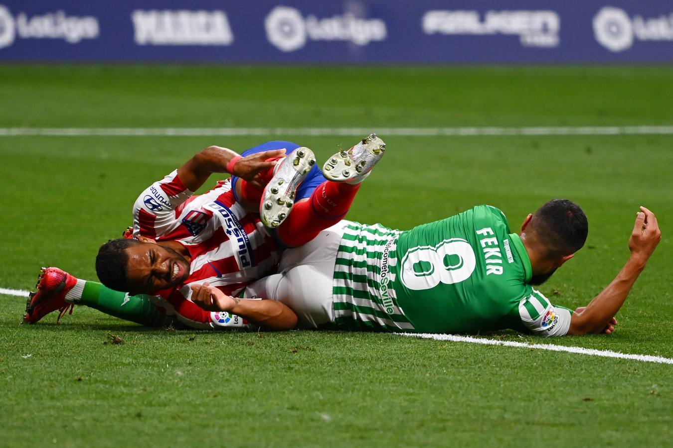 En imágenes, el encuentro entre el Atlético de Madrid y el Betis en el Wanda Metropolitano